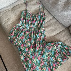 Cute Summer Floral Maxi Dress